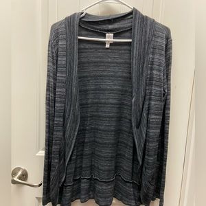 Fulltilt m black and grey cardigan